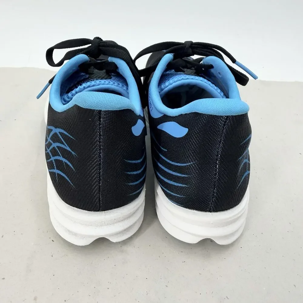 HOKA Crescendo 2 MD Track and Field Shoes 1155116 Black Blue Womens Size 8